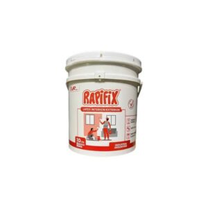 Pintura latex int economico blanco mate 10lts Rapifix [UM1u]