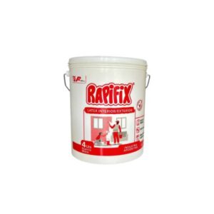 Pintura latex int economico blanco mate 4lts Rapifix [UM 2u]
