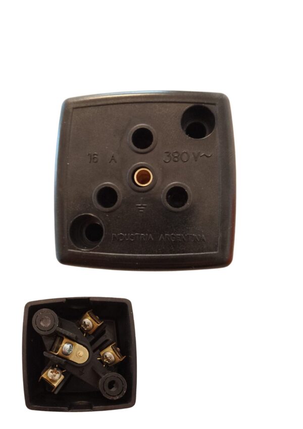 Toma industrial 3×16 + t  [UM 1u | 20u | 80u]
