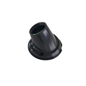 Portalamparas receptaculo curvo 1 pieza negro [UM 12u | 96u]