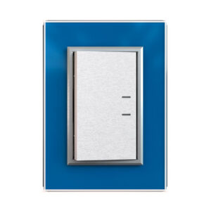 Bastidor y tapa cristal azul  [UM 1u | 20u | 60u]