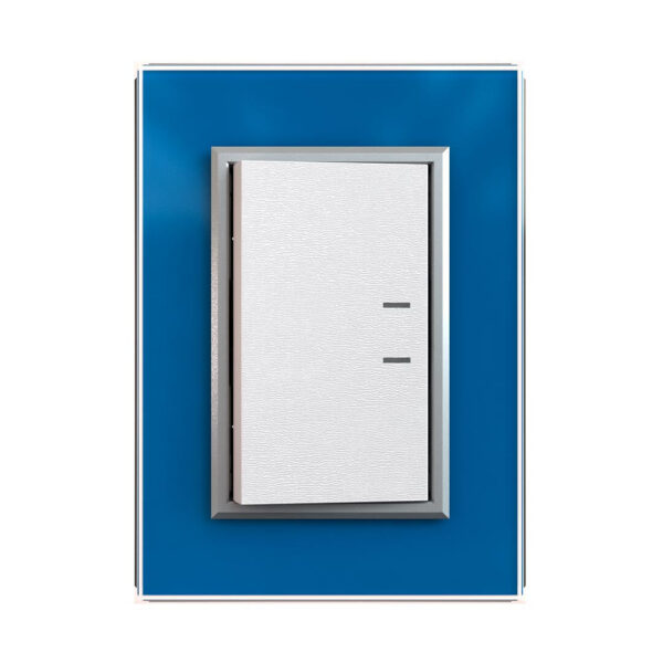 Bastidor y tapa cristal azul  [UM 1u | 20u | 60u]