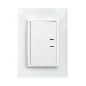 Bastidor y tapa cristal blanco  [UM 1u | 20u | 60u]
