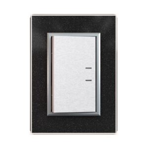 Bastidor y tapa cristal negro  [UM 1u | 20u | 60u]