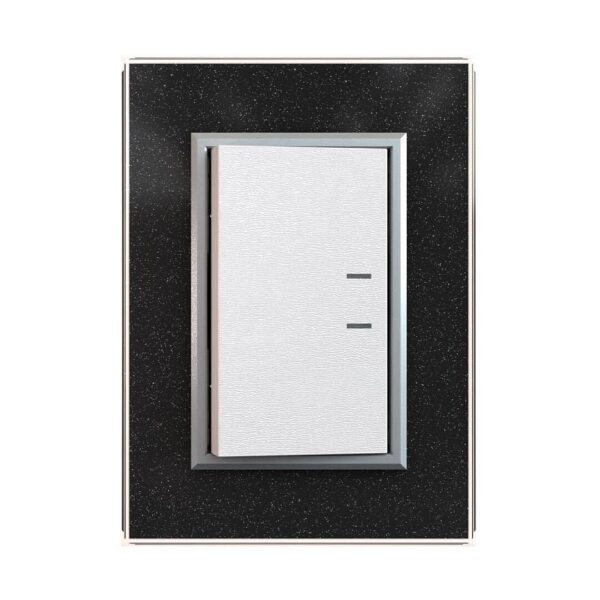 Bastidor y tapa cristal negro  [UM 1u | 20u | 60u]